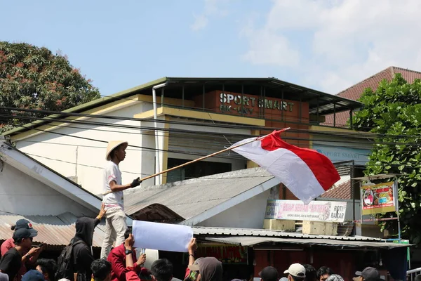 Septembre 2019 Gejayan Indonésie Manifestation Paix Gejayan Calling Indonésien Gejayan — Photo