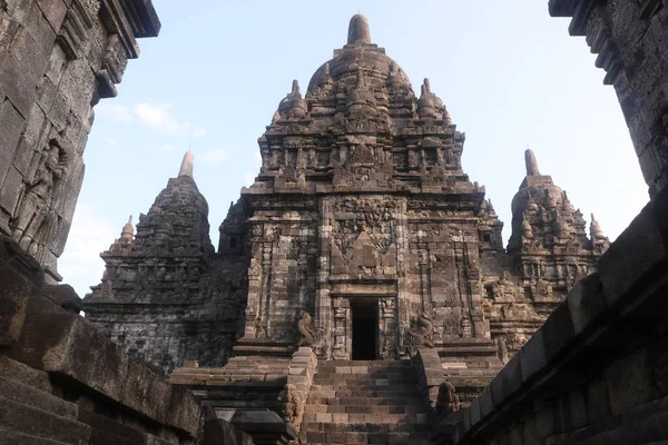 Sewu Egy Nyolcadik Századi Mahayana Buddhista Templom Található 800 Méterre — Stock Fotó