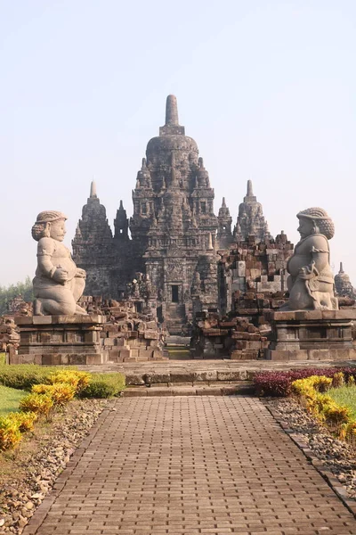 Sewu Egy Nyolcadik Századi Mahayana Buddhista Templom Található 800 Méterre — Stock Fotó