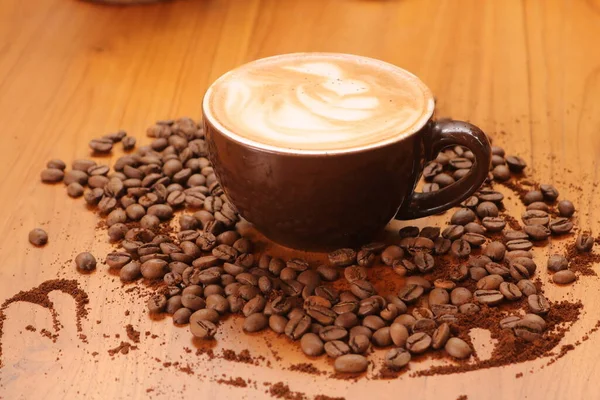 Kawa Latte Południu — Zdjęcie stockowe