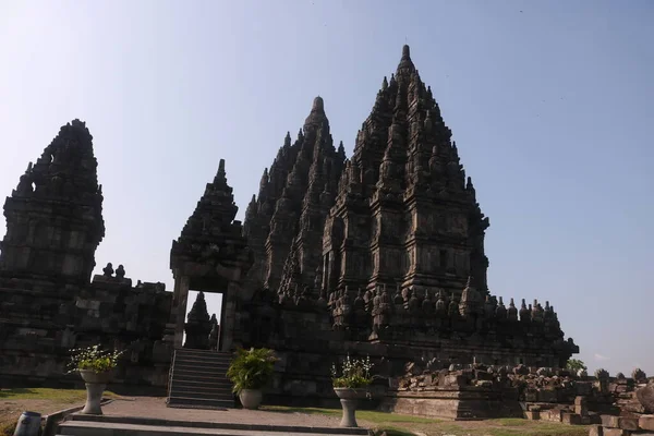 Prambanan Eller Rara Jonggrang Talet Hinduiska Tempel Förening Special Region — Stockfoto