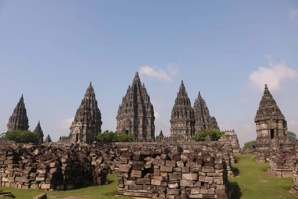 Prambanan Rara Jonggrang Templo Hindú Del Siglo Región Especial Yogyakarta —  Fotos de Stock