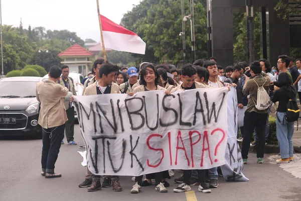 Marzo 2020 Sleman Indonesia Gejayan Calling Movement Indonesiano Gejayan Memanggil — Foto Stock