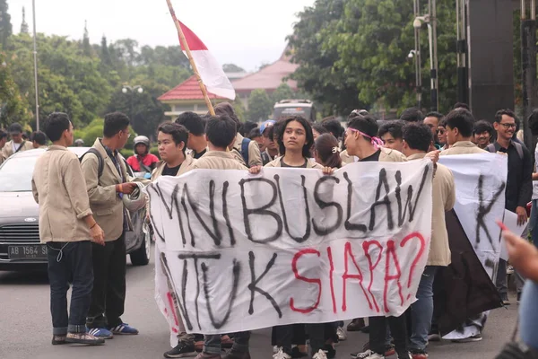 March 2020 Sleman Indonesia Gejayan Calling Movement Indonesian Gejayan Memanggil — Stock Photo, Image