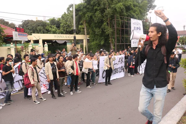 Marzo 2020 Sleman Indonesia Gejayan Calling Movement Indonesiano Gejayan Memanggil — Foto Stock