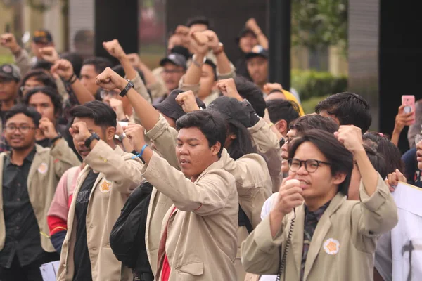 Marzo 2020 Sleman Indonesia Gejayan Calling Movement Indonesiano Gejayan Memanggil — Foto Stock