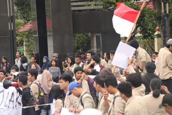 Março 2020 Sleman Indonésia Movimento Chamada Gejayan Indonésio Gejayan Memanggil — Fotografia de Stock