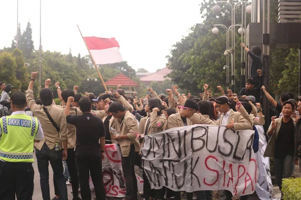 März 2020 Sleman Indonesien Die Gejayan Calling Movement Indonesisch Gejayan — Stockfoto