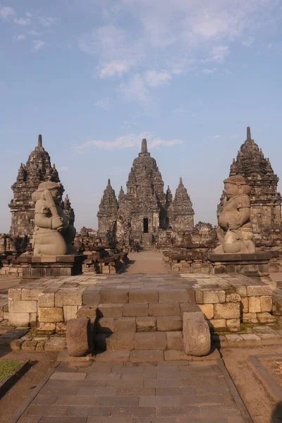 Sewu Tempio Buddista Mahayana Dell Viii Secolo Situato 800 Metri — Foto Stock