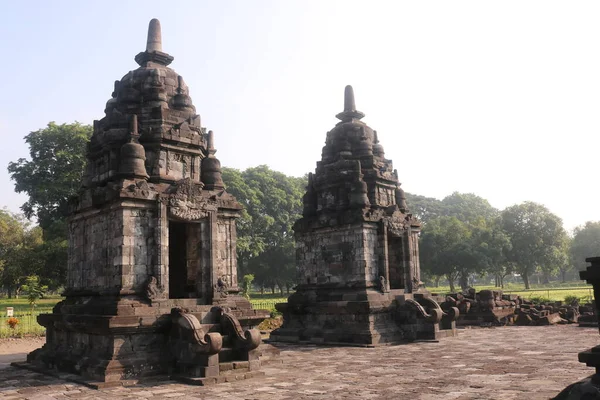 Prambanan Nebo Rara Jonggrang Hinduistický Chrámový Komplex Století Zvláštní Oblasti — Stock fotografie