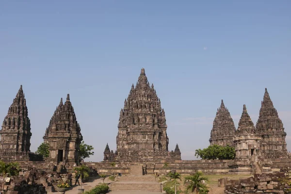 Prambanan Eller Rara Jonggrang Talet Hinduiska Tempel Förening Special Region — Stockfoto