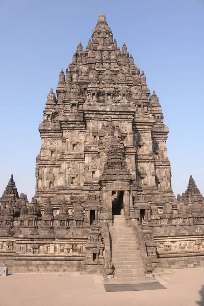 Prambanan Rara Jonggrang Templo Hindu Século Região Especial Yogyakarta Indonésia — Fotografia de Stock