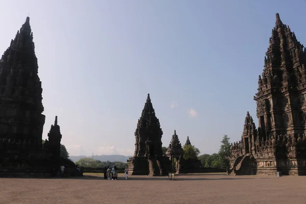 Prambanan Eller Rara Jonggrang Talet Hinduiska Tempel Förening Special Region — Stockfoto