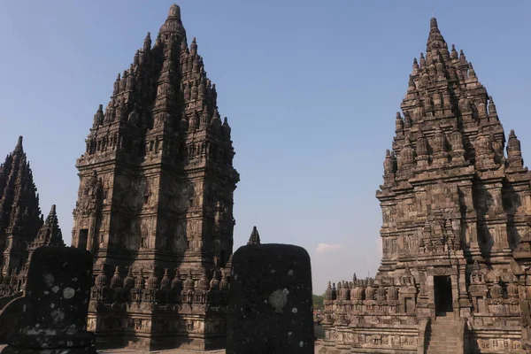 Prambanan Eller Rara Jonggrang Talet Hinduiska Tempel Förening Special Region — Stockfoto