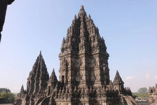 Prambanan Eller Rara Jonggrang Talet Hinduiska Tempel Förening Special Region — Stockfoto