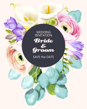 Vintage Düğün Davetiyesi