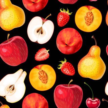 Dikişsiz meyve deseni