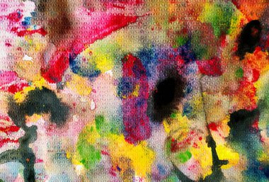 Çok renkli suluboya lekeler, renkli arkaplan