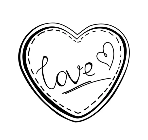 Heart Heart Inscription Love Lettering — Stock Photo, Image