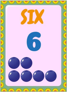 Yaban mersini tasarımı ile anaokulu ve bebek matematiği