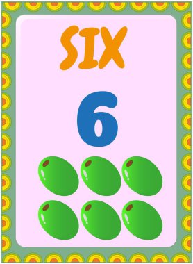 Zeytin tasarımı ile anaokulu ve yeni yürümeye başlayan matematik