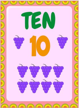 Üzüm tasarımı ile okul öncesi ve bebek matematiği