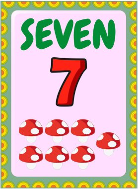 Mantar tasarımı ile okul öncesi bebek matematiği