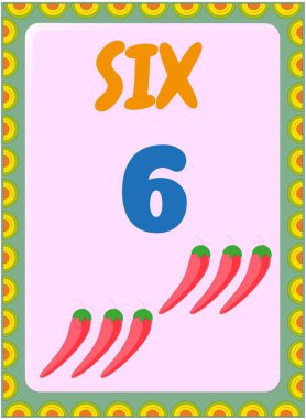 Meksika biber tasarımı ile okul öncesi ve bebek matematiği