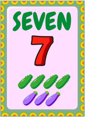 Patlıcan ve salatalık tasarımı ile okul öncesi yürüme matematiği