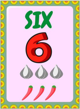 Biber ve sarımsak tasarımı ile okul öncesi bebek matematiği
