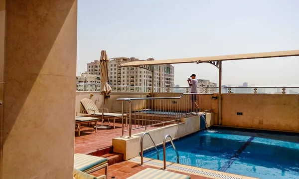 Piscina Azotea Del Edificio — Foto de Stock