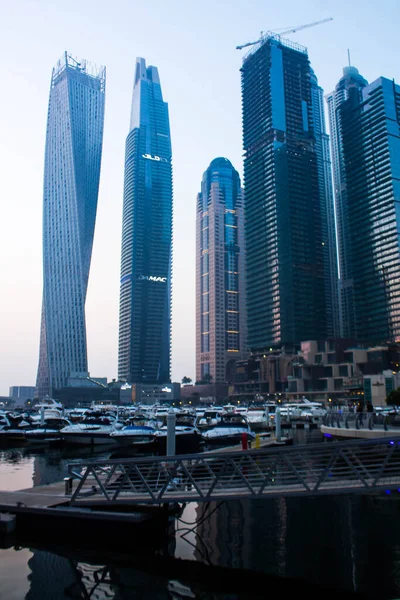 Skyscrapers Rise Water — Stock Photo, Image