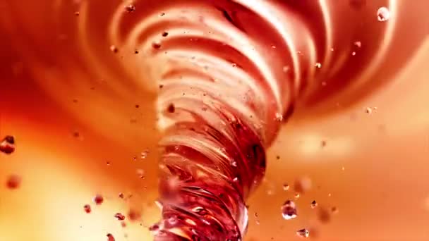 液态水涡流 — 图库视频影像