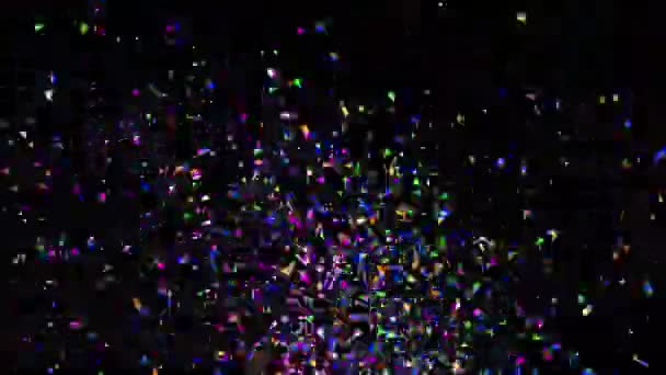 Kleurrijke Confetti Boom — Stockvideo