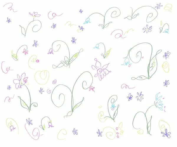 Çiçekleri olan güzel bir arkaplan