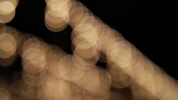 Blurred Background Abstract Bokeh Look Christmas New Year Lights — 비디오