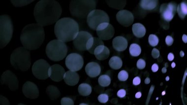 arkaplan için siyah ve beyaz bulanık bokeh siyah arkaplan, parlayan parlak bokeh dağılmış ve parlayan arkaplan.