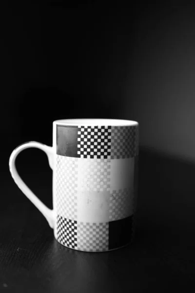 Керамическая Кружка Кофе Традиционный Дизайн — стоковое фото