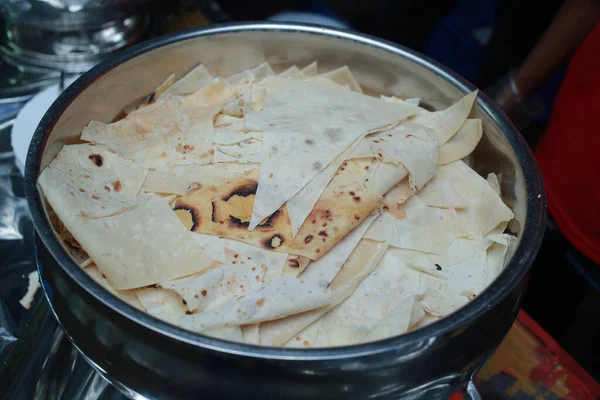 Appam Palappam Kallappam Vella Appam Parotta Roti Або Chapati Популярна — стокове фото