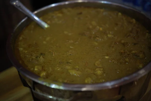 Hidangan India Selatan Daging Sapi Goreng Kerala India Nasi Ghee — Stok Foto