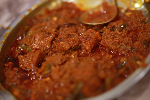 Kari Ayam India Resep Kari Ayam Pedas Dan Gurih — Stok Foto