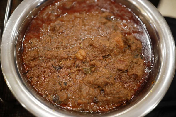 Indický Styl Kuřecí Kari Recept Pikantní Chutné Kuřecí Kari — Stock fotografie