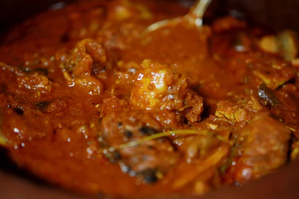 Pikantní Chutné Indické Rybí Kari Recept — Stock fotografie