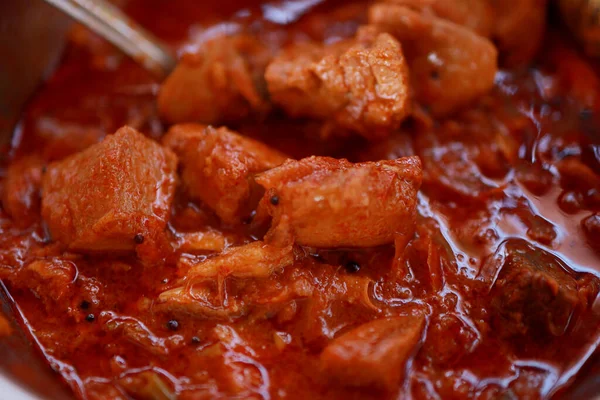 Kruidig Smakelijk Indiase Vis Curry Recept — Stockfoto