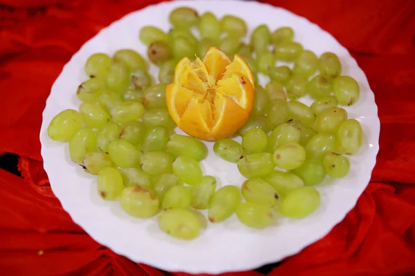 Ensalada Frutas Verduras Mixtas Estilo Indio Receta Comida Saludable —  Fotos de Stock