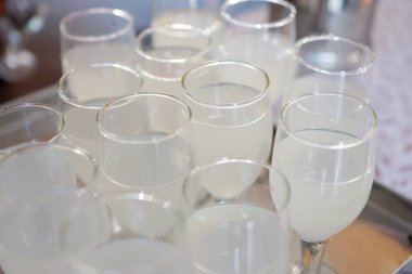 Düğün Yemeği Meyve Suyu Tarzı. Hindistan 'a Hoşgeldiniz Taze meyve suyu için .