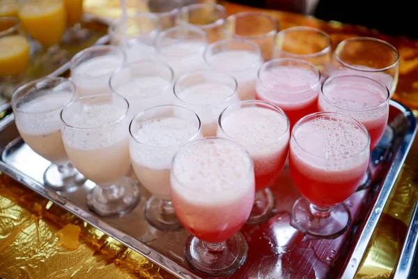 Свадебное Мероприятие Кейтеринг Стиль Сок Рецепт Индийский Приветственный Напиток — стоковое фото
