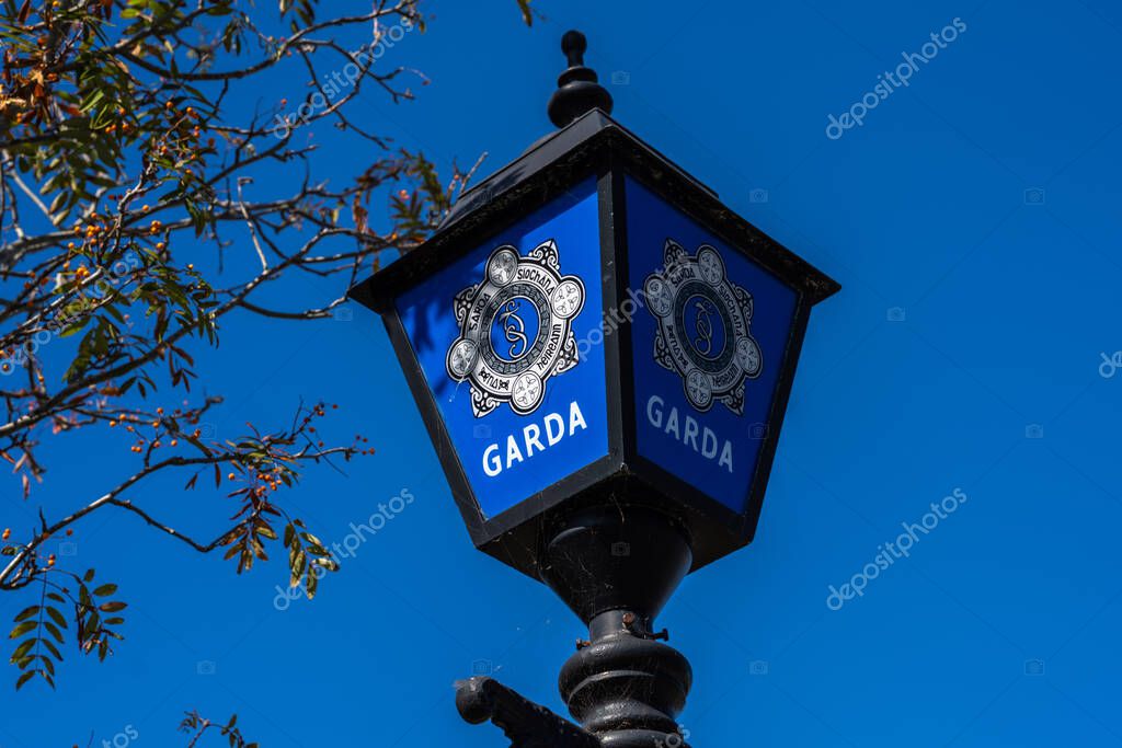 Wexford Town, County Wexford, Ireland, 25th August 2025. Garda Lantern at Wexford Town Garda Station