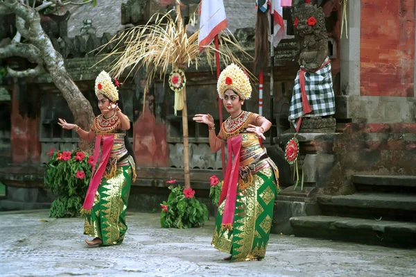 印度尼西亚巴厘 1996年7月15日Barong和Keris舞 — 图库照片