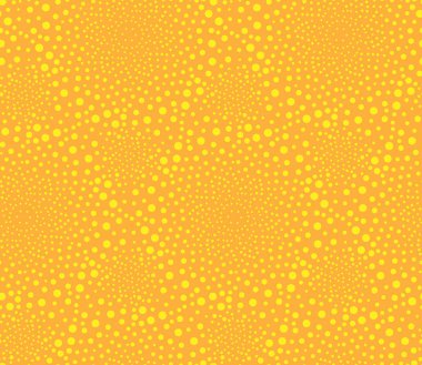 Tekstil ve tasarım için soyut seamless modeli. Portakal adam sarı noktalar süsü